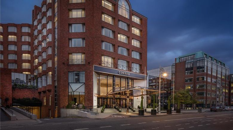 <b>Conrad Dublin Exterior</b>. Images powered by <a href="https://iceportal.shijigroup.com/" title="IcePortal" target="_blank">IcePortal</a>.
