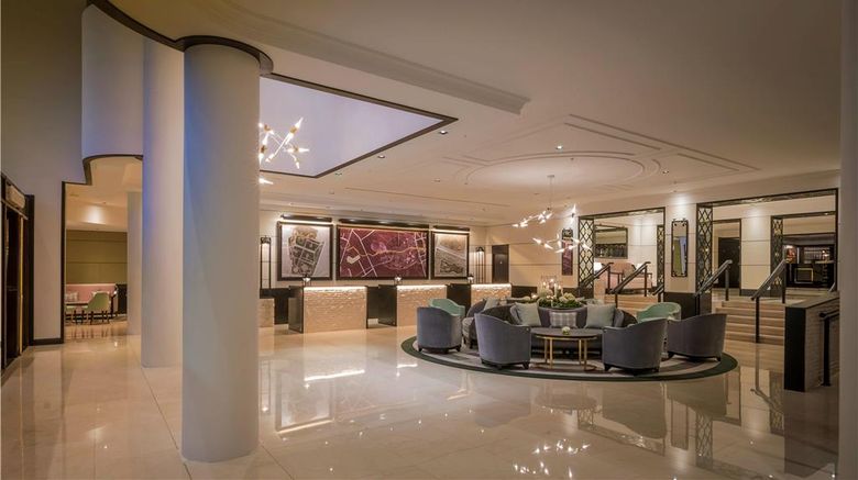 <b>Conrad Dublin Lobby</b>. Images powered by <a href="https://iceportal.shijigroup.com/" title="IcePortal" target="_blank">IcePortal</a>.