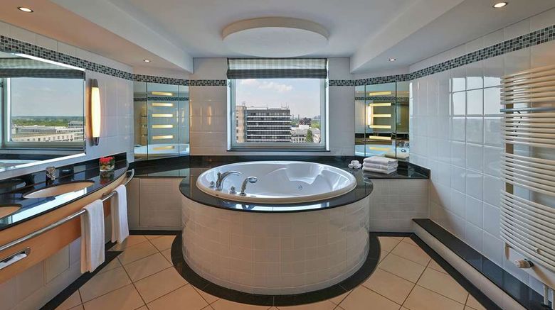 <b>Hilton Duesseldorf Room</b>. Images powered by <a href="https://iceportal.shijigroup.com/" title="IcePortal" target="_blank">IcePortal</a>.