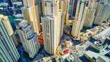 <b>Hilton Dubai The Walk Exterior</b>. Images powered by <a href="https://iceportal.shijigroup.com/" title="IcePortal" target="_blank">IcePortal</a>.