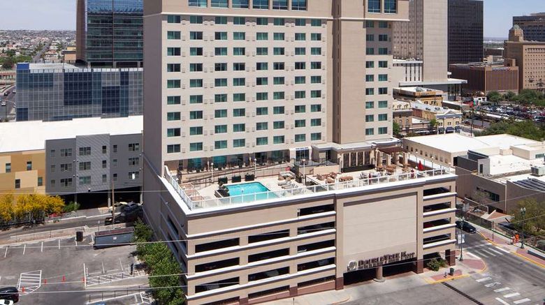 <b>Doubletree by Hilton El Paso Downtown Exterior</b>. Images powered by <a href="https://iceportal.shijigroup.com/" title="IcePortal" target="_blank">IcePortal</a>.