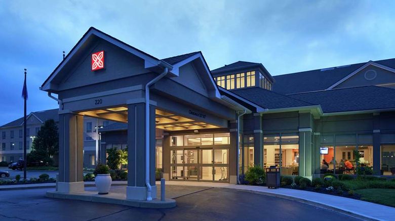 Hilton Garden Inn Evansville Exterior. Images powered by <a href="https://iceportal.shijigroup.com" target="_blank" rel="noopener">Ice Portal</a>.