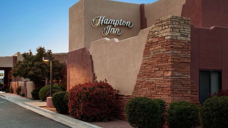 <b>Hampton Inn Sedona Exterior</b>. Images powered by <a href="https://iceportal.shijigroup.com/" title="IcePortal" target="_blank">IcePortal</a>.