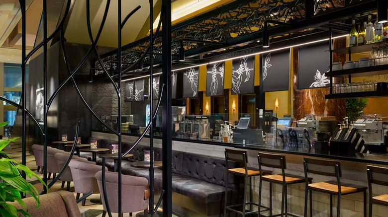 <b>Hilton Americas Houston Restaurant</b>. Images powered by <a href="https://iceportal.shijigroup.com/" title="IcePortal" target="_blank">IcePortal</a>.