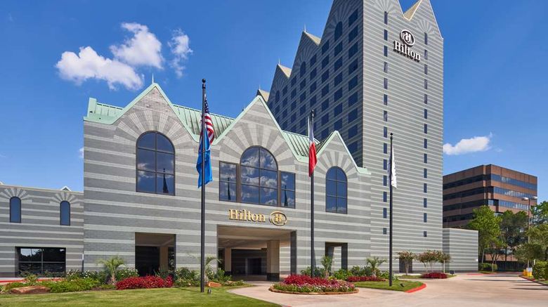 <b>Hilton Houston North Exterior</b>. Images powered by <a href="https://iceportal.shijigroup.com/" title="IcePortal" target="_blank">IcePortal</a>.