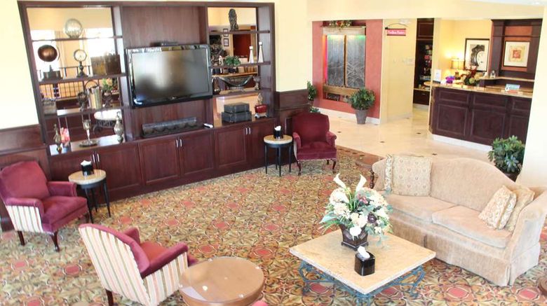 <b>Hilton Garden Inn West Katy Lobby</b>. Images powered by <a href="https://iceportal.shijigroup.com/" title="IcePortal" target="_blank">IcePortal</a>.
