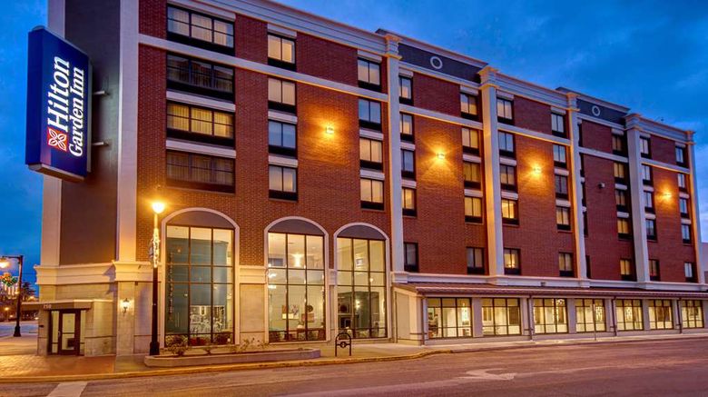 Hilton Garden Inn Terre Haute Exterior. Images powered by <a href="https://iceportal.shijigroup.com" target="_blank" rel="noopener">Ice Portal</a>.