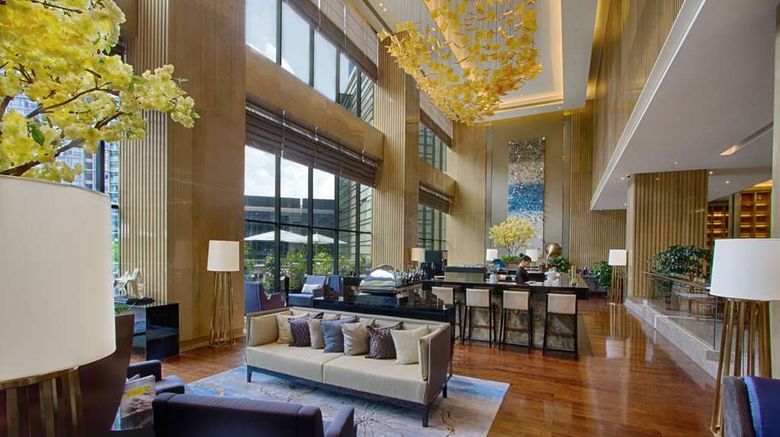 <b>DoubleTree by Hilton Heyuan Lobby</b>. Images powered by <a href="https://iceportal.shijigroup.com/" title="IcePortal" target="_blank">IcePortal</a>.