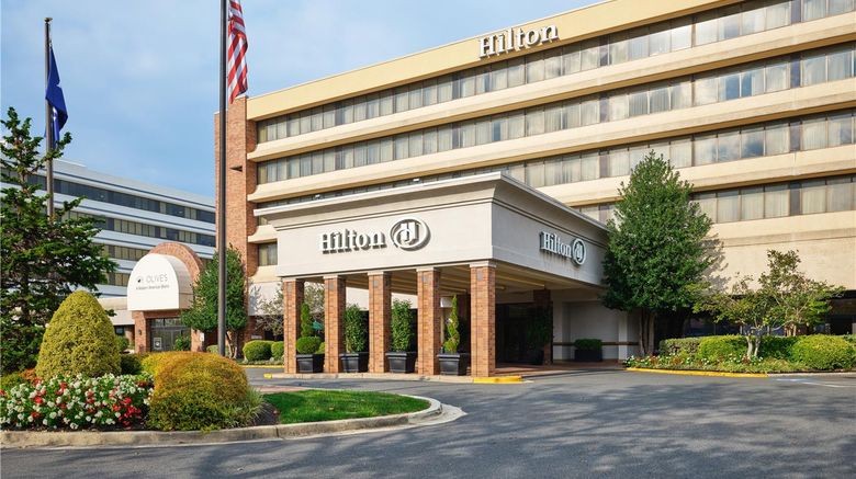 <b>Hilton Washington DC / Rockville Exterior</b>. Images powered by <a href="https://iceportal.shijigroup.com/" title="IcePortal" target="_blank">IcePortal</a>.