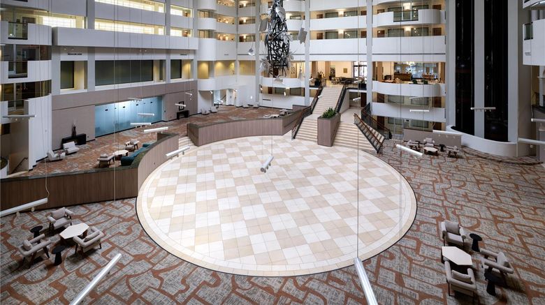 <b>Hilton Washington DC / Rockville Lobby</b>. Images powered by <a href="https://iceportal.shijigroup.com/" title="IcePortal" target="_blank">IcePortal</a>.