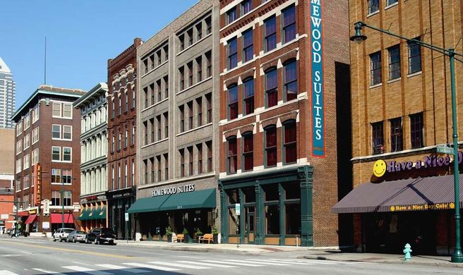 Homewood Suites Indianapolis Downtown Exterior