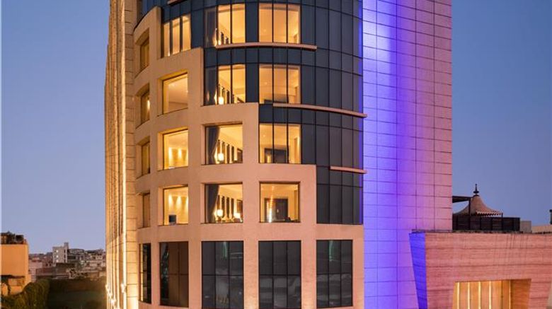 <b>Hilton Jaipur Exterior</b>. Images powered by <a href="https://iceportal.shijigroup.com/" title="IcePortal" target="_blank">IcePortal</a>.