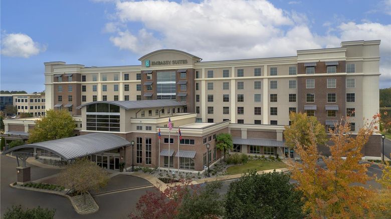 Embassy Suites Jackson North Ridgeland Exterior. Images powered by <a href="https://iceportal.shijigroup.com" target="_blank" rel="noopener">Ice Portal</a>.