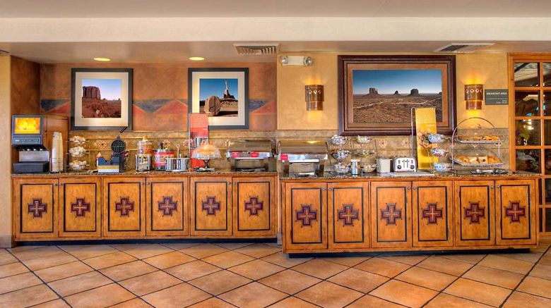 <b>Hampton Inn Kayenta Restaurant</b>. Images powered by <a href="https://iceportal.shijigroup.com/" title="IcePortal" target="_blank">IcePortal</a>.