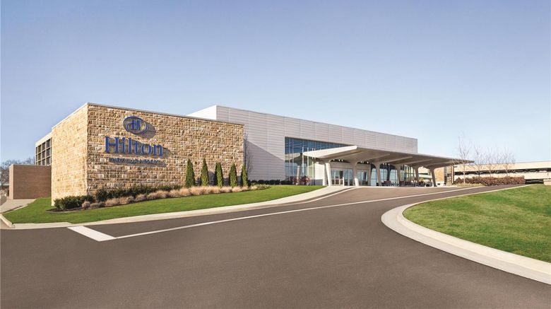 <b>Hilton Knoxville Airport Exterior</b>. Images powered by <a href="https://iceportal.shijigroup.com/" title="IcePortal" target="_blank">IcePortal</a>.