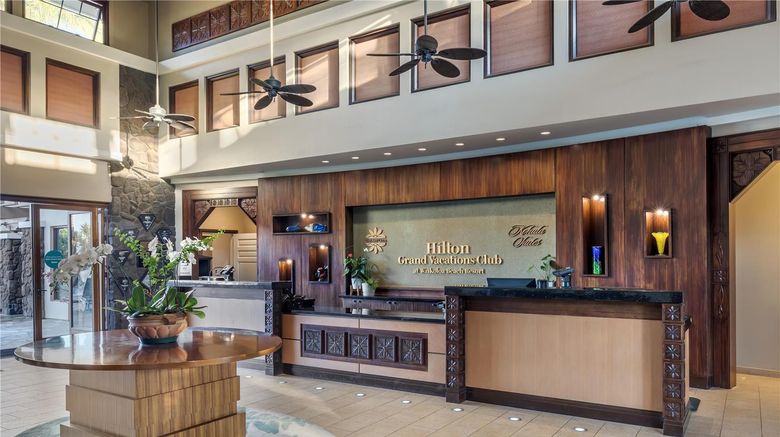<b>Hilton Grand Vacations Kohala Suites Lobby</b>. Images powered by <a href="https://iceportal.shijigroup.com/" title="IcePortal" target="_blank">IcePortal</a>.