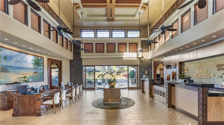<b>Hilton Grand Vacations Kohala Suites Lobby</b>. Images powered by <a href="https://iceportal.shijigroup.com/" title="IcePortal" target="_blank">IcePortal</a>.
