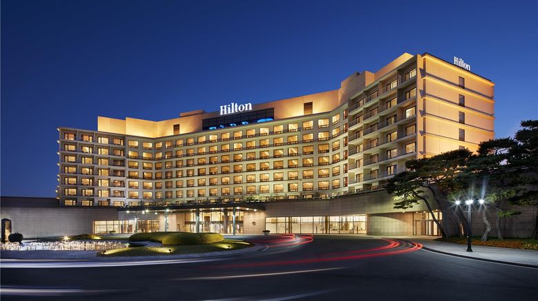 Hilton Gyeongju Exterior. Images powered by <a href="https://iceportal.shijigroup.com" target="_blank" rel="noopener">Ice Portal</a>.