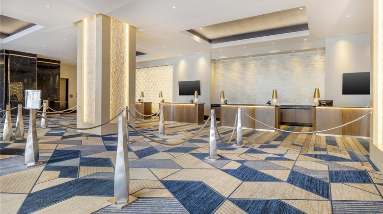 <b>Hilton Grand Vacations Elara Ctr Strip Lobby</b>. Images powered by <a href="https://iceportal.shijigroup.com/" title="IcePortal" target="_blank">IcePortal</a>.