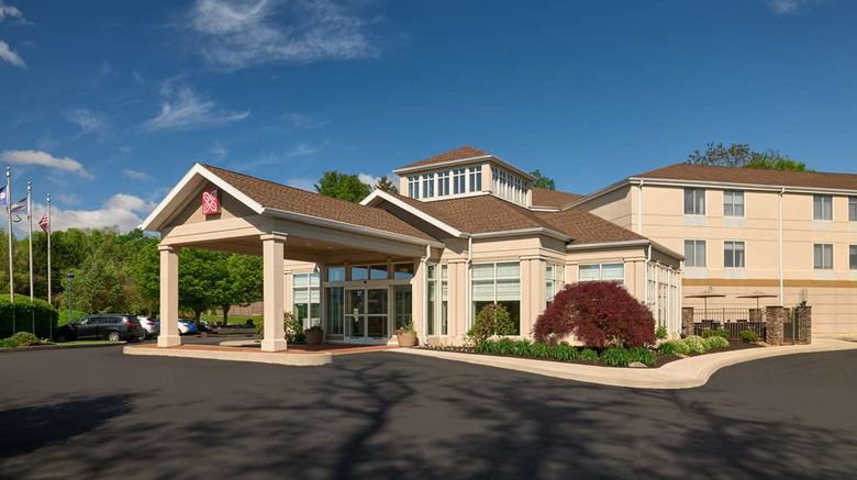 <b>Hilton Garden Inn Hershey Exterior</b>. Images powered by <a href="https://iceportal.shijigroup.com/" title="IcePortal" target="_blank">IcePortal</a>.