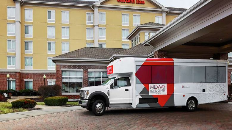 <b>Hilton Garden Inn Chicago/Midway Airport Exterior</b>. Images powered by <a href="https://iceportal.shijigroup.com/" title="IcePortal" target="_blank">IcePortal</a>.