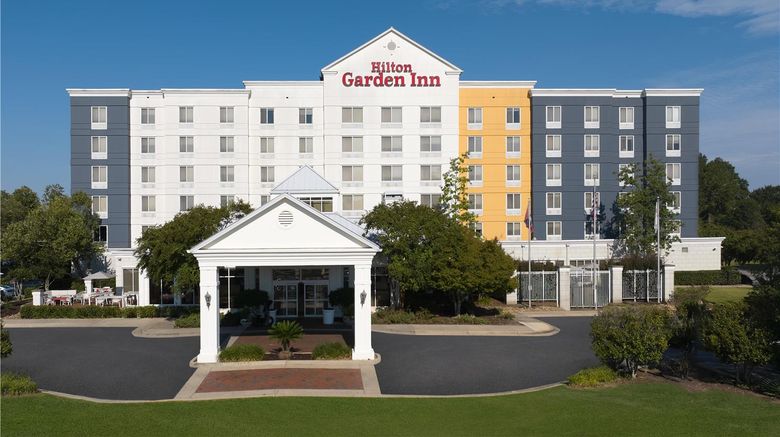 <b>Hilton Garden Inn Meridian Exterior</b>. Images powered by <a href="https://iceportal.shijigroup.com/" title="IcePortal" target="_blank">IcePortal</a>.