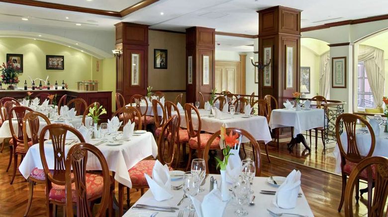 <b>Hilton Princess Managua Hotel Restaurant</b>. Images powered by <a href="https://iceportal.shijigroup.com/" title="IcePortal" target="_blank">IcePortal</a>.