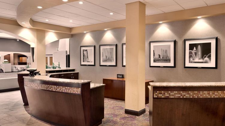 Embassy Suites Hotel Airport Lobby