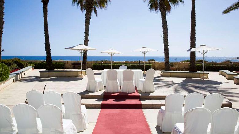 <b>Hilton Malta Exterior</b>. Images powered by <a href="https://iceportal.shijigroup.com/" title="IcePortal" target="_blank">IcePortal</a>.