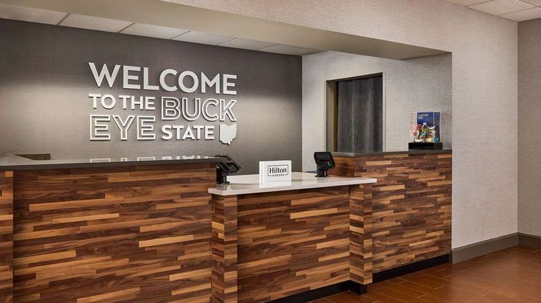 <b>Hampton Inn Massillon Lobby</b>. Images powered by <a href="https://iceportal.shijigroup.com/" title="IcePortal" target="_blank">IcePortal</a>.