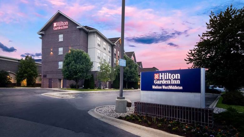 <b>Hilton Garden Inn Madison West/Middleton Exterior</b>. Images powered by <a href="https://iceportal.shijigroup.com/" title="IcePortal" target="_blank">IcePortal</a>.