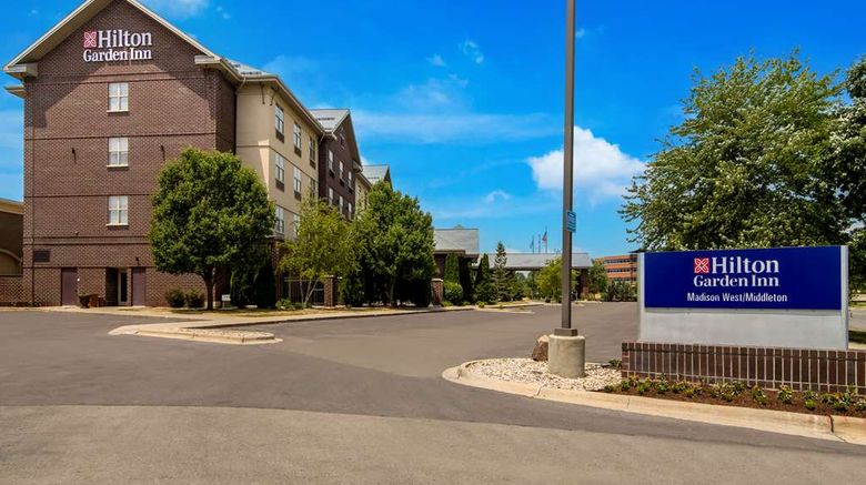 <b>Hilton Garden Inn Madison West/Middleton Exterior</b>. Images powered by <a href="https://iceportal.shijigroup.com/" title="IcePortal" target="_blank">IcePortal</a>.