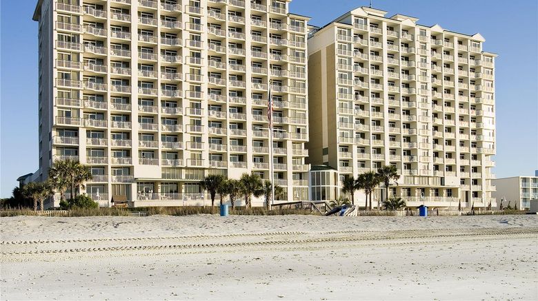 Hampton Inn  and  Suites Oceanfront Exterior. Images powered by <a href="https://iceportal.shijigroup.com" target="_blank" rel="noopener">Ice Portal</a>.