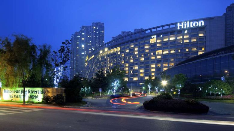 <b>Hilton Nanjing Riverside Exterior</b>. Images powered by <a href="https://iceportal.shijigroup.com/" title="IcePortal" target="_blank">IcePortal</a>.