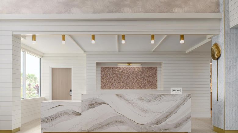 <b>Doubletree Beach Resort Tampa Bay Lobby</b>. Images powered by <a href="https://iceportal.shijigroup.com/" title="IcePortal" target="_blank">IcePortal</a>.