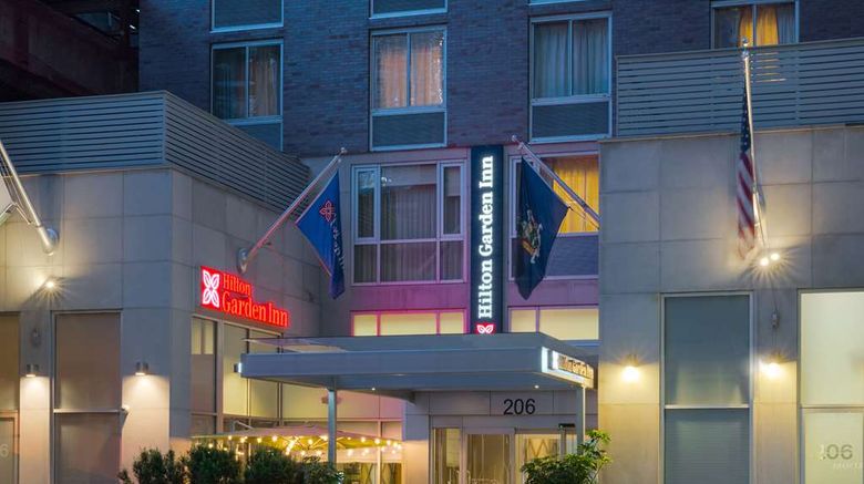 <b>Hilton Garden Inn NY - Midtown East Exterior</b>. Images powered by <a href="https://iceportal.shijigroup.com/" title="IcePortal" target="_blank">IcePortal</a>.