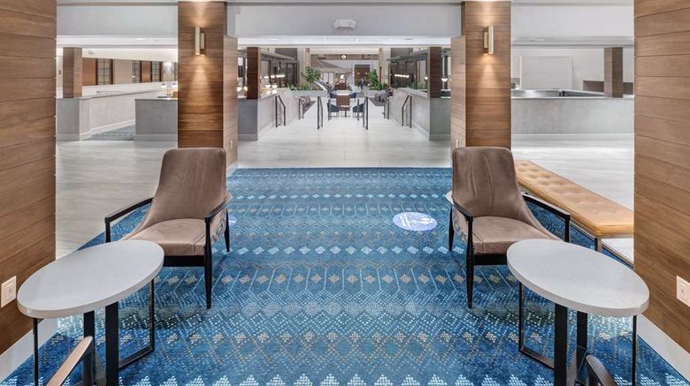 <b>Embassy Suites Oklahoma City Airport Lobby</b>. Images powered by <a href="https://iceportal.shijigroup.com/" title="IcePortal" target="_blank">IcePortal</a>.