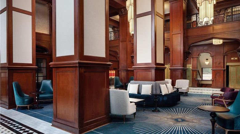 <b>The Skirvin Hilton Oklahoma City Lobby</b>. Images powered by <a href="https://iceportal.shijigroup.com/" title="IcePortal" target="_blank">IcePortal</a>.