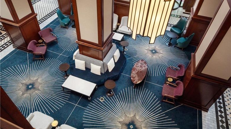<b>The Skirvin Hilton Oklahoma City Lobby</b>. Images powered by <a href="https://iceportal.shijigroup.com/" title="IcePortal" target="_blank">IcePortal</a>.