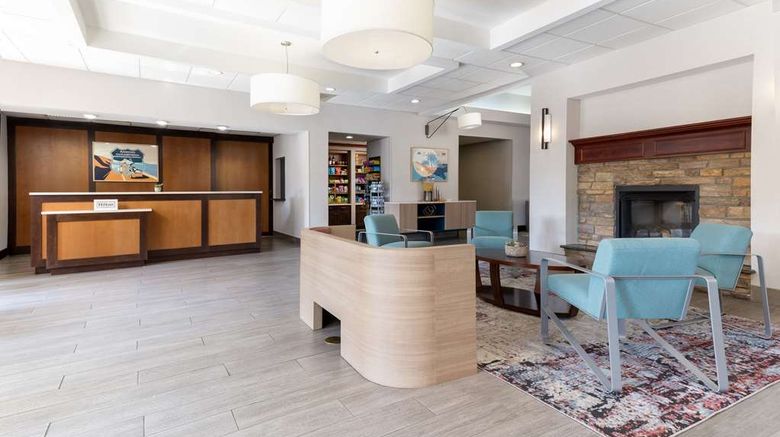 <b>Homewood Suites by Hilton Ontario Lobby</b>. Images powered by <a href="https://iceportal.shijigroup.com/" title="IcePortal" target="_blank">IcePortal</a>.