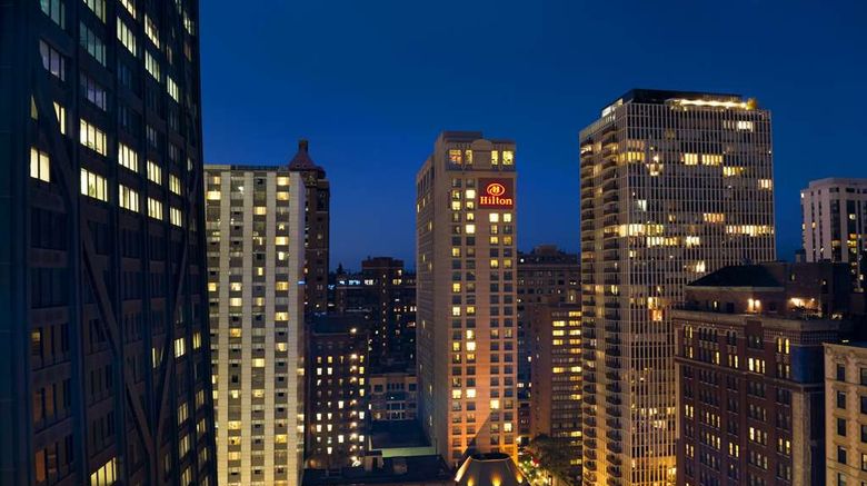 Hilton Chicago/Magnificent Mile Suites Exterior. Images powered by <a href="https://iceportal.shijigroup.com" target="_blank" rel="noopener">Ice Portal</a>.