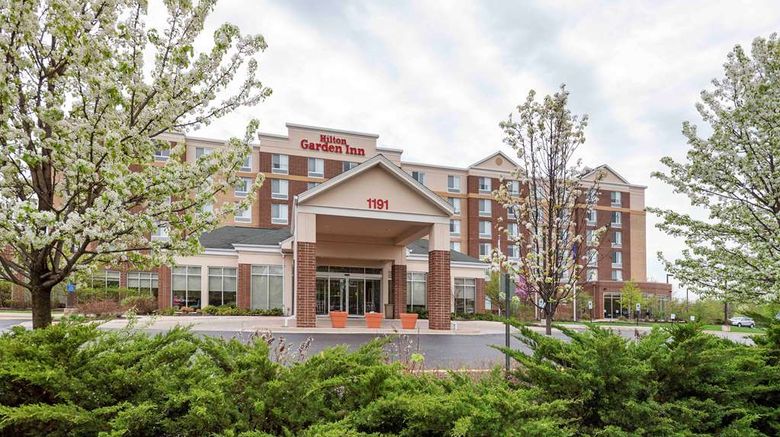 Hilton Garden Inn Schaumburg Exterior. Images powered by <a href="https://iceportal.shijigroup.com" target="_blank" rel="noopener">Ice Portal</a>.