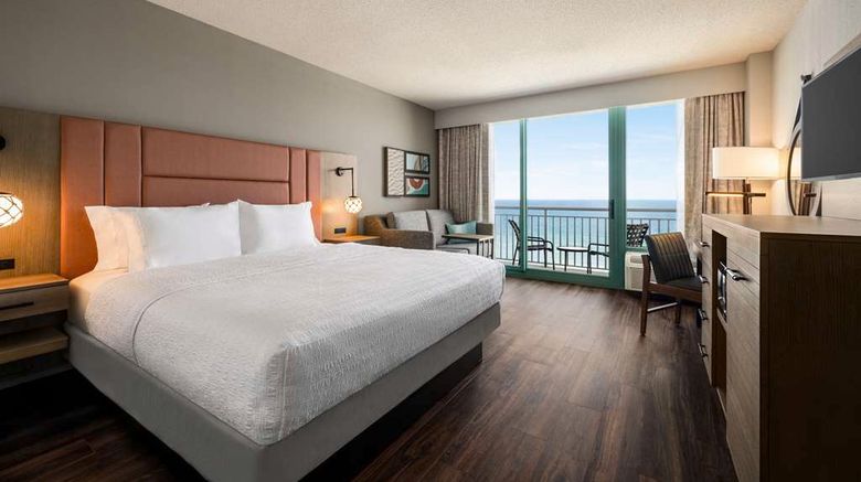 <b>Hampton Inn Oceanfront South Room</b>. Images powered by <a href="https://iceportal.shijigroup.com/" title="IcePortal" target="_blank">IcePortal</a>.