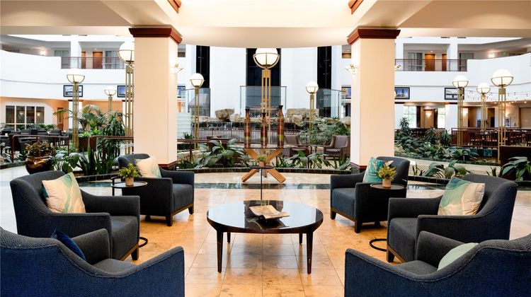 Embassy Suites Portland Airport Lobby