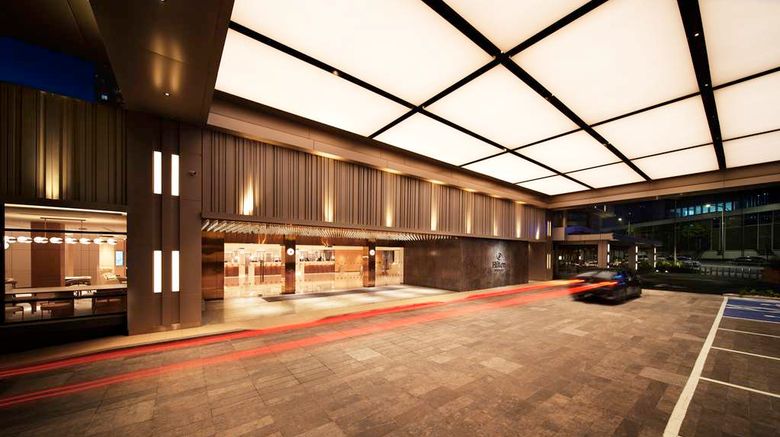 <b>Hilton Petaling Jaya Exterior</b>. Images powered by <a href="https://iceportal.shijigroup.com/" title="IcePortal" target="_blank">IcePortal</a>.