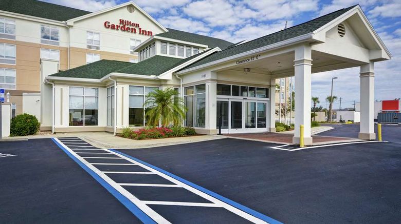 <b>Hilton Garden Inn Panama City Exterior</b>. Images powered by <a href="https://iceportal.shijigroup.com/" title="IcePortal" target="_blank">IcePortal</a>.