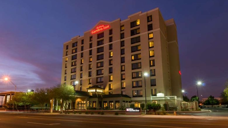 Hilton Garden Inn Phoenix Airport North Exterior. Images powered by <a href="https://iceportal.shijigroup.com" target="_blank" rel="noopener">Ice Portal</a>.