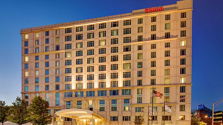 Hilton Providence Downtown Exterior. Images powered by <a href="https://iceportal.shijigroup.com" target="_blank" rel="noopener">Ice Portal</a>.