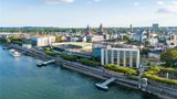 <b>Hilton Mainz Exterior</b>. Images powered by <a href="https://iceportal.shijigroup.com/" title="IcePortal" target="_blank">IcePortal</a>.