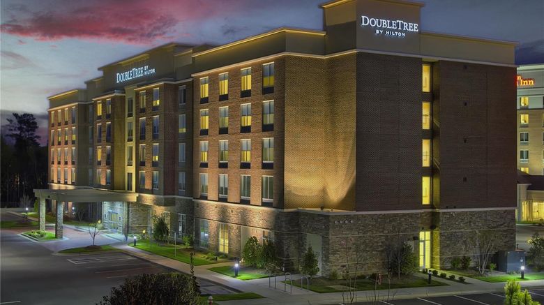 <b>DoubleTree by Hilton Raleigh-Cary Exterior</b>. Images powered by <a href="https://iceportal.shijigroup.com/" title="IcePortal" target="_blank">IcePortal</a>.